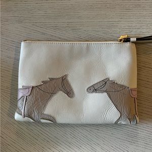 White leather Radley horse bag